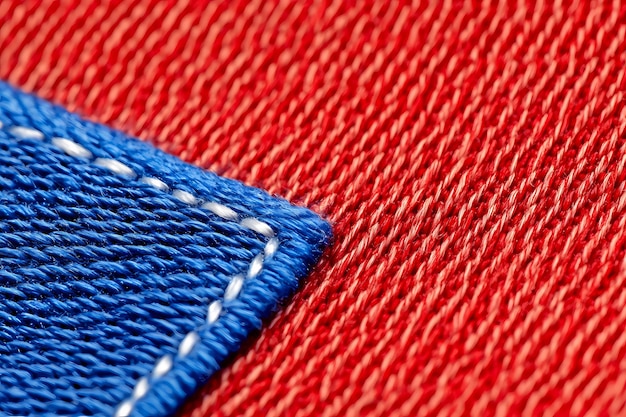 Detale haftu z bliska